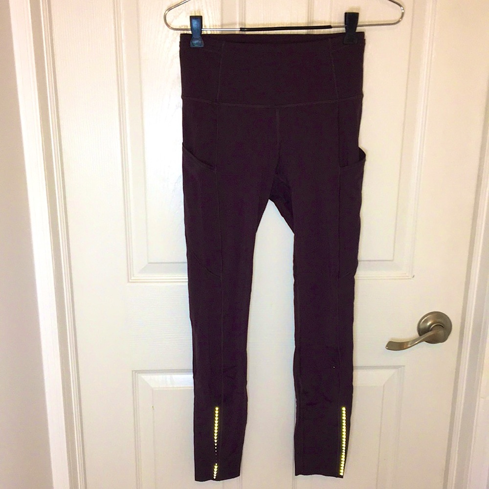 lululemon Fast & Free 25” Reflective - Dark Purple